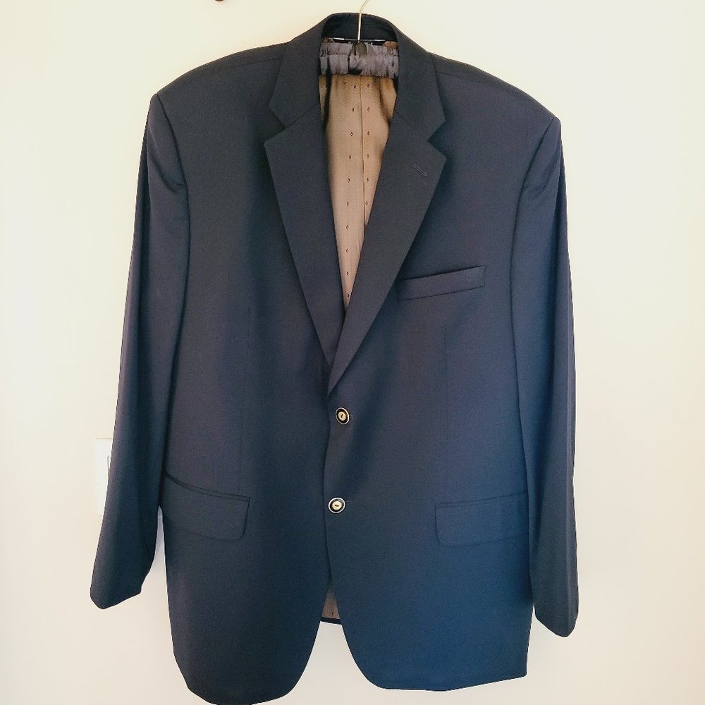Joseph & Feiss Gold Classic Fit Men's Navy Blaser.